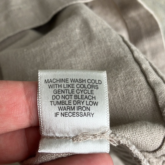 Christopher & Banks Wrinkle Free Linen Blend Coastal Grandma Maxi Skirt, 10 - Picture 6 of 10